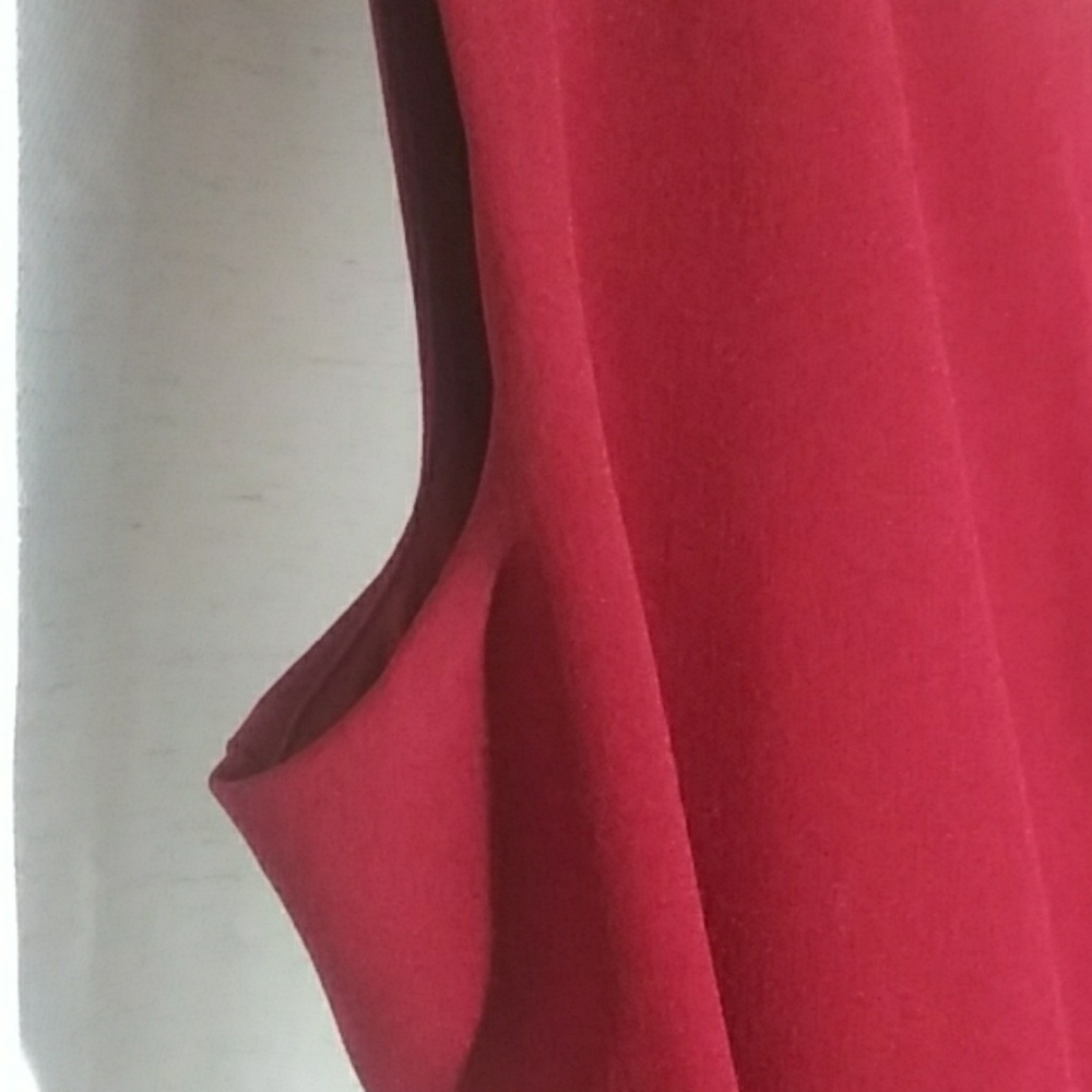 Red and Black Stripe Cocktail Dress - Picture 6 of 8